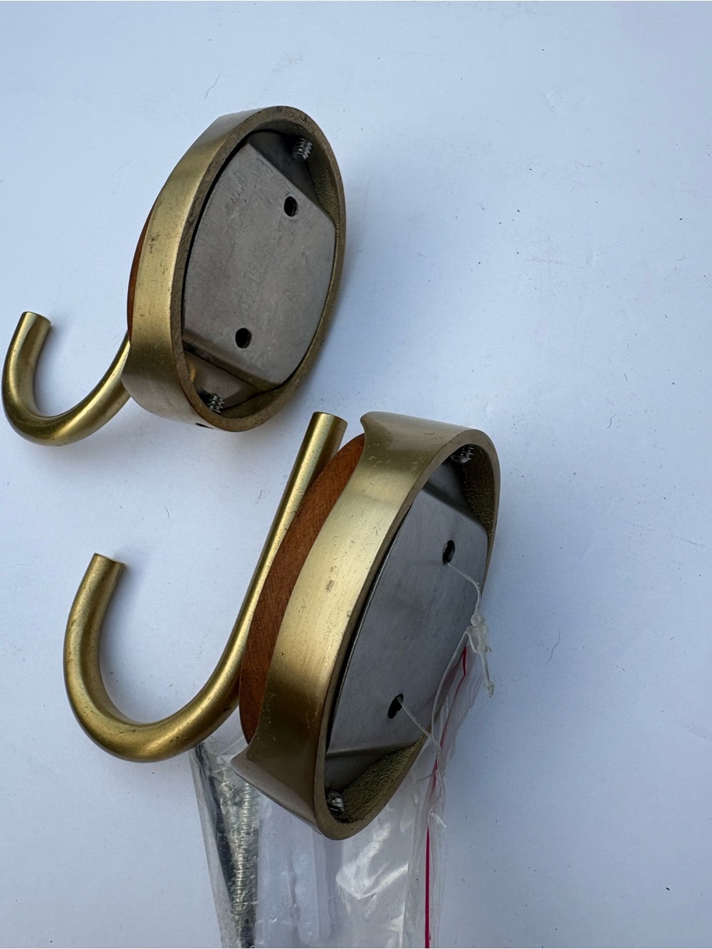 Set of 2 NWOT Anthropologie Elspeth Towel Hooks - Picture 8 of 13